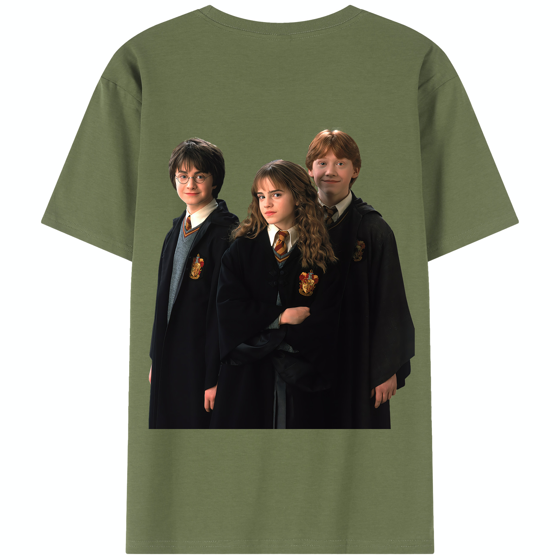 （画像用） Harry Potter ハリー・ポッターシリーズ 綿100％半袖Tシャツ（背面プリント）